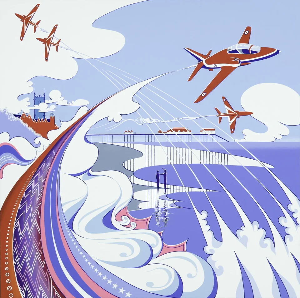 'Red Arrows Circle Cromer'