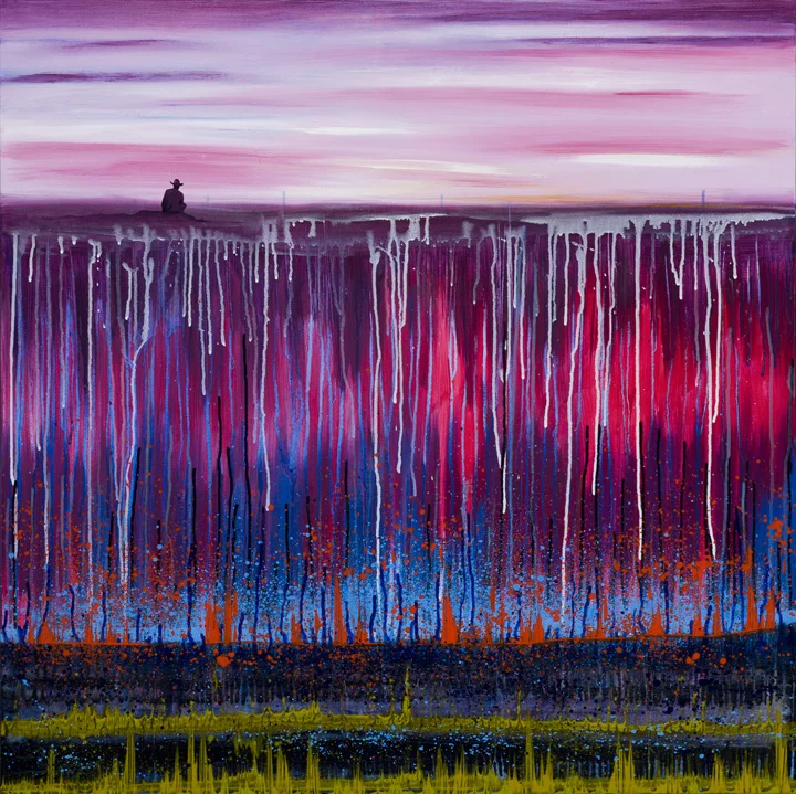 'Across The Desert'  (The Lone Cowboy)