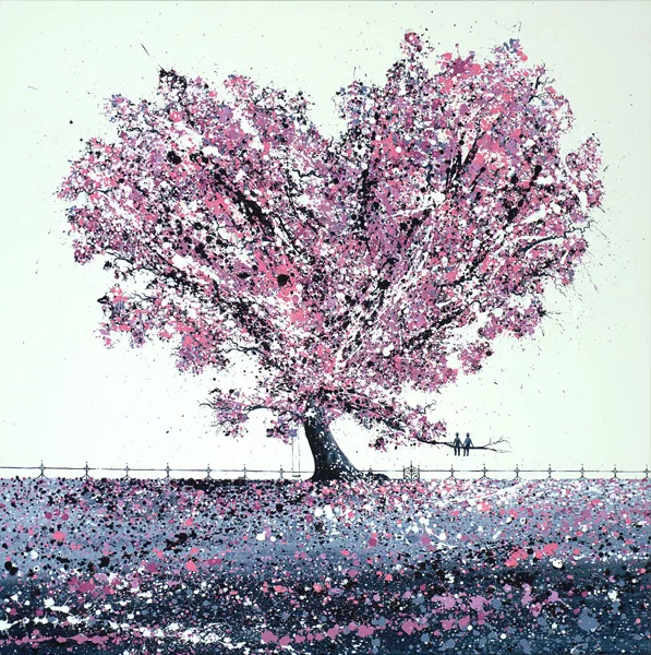 Cherry Blossom Under the Tree