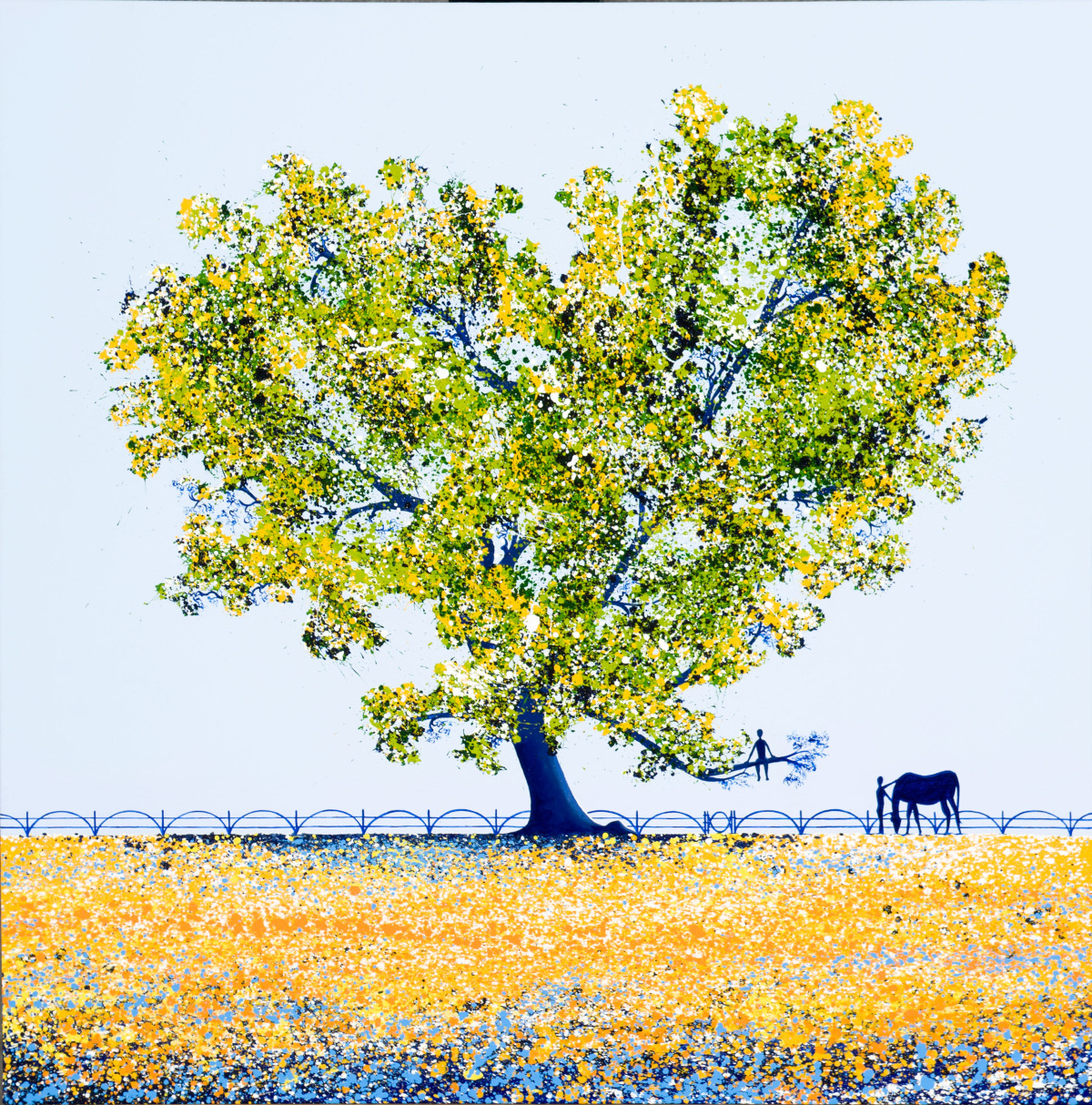 'Springtime Under the Tree'