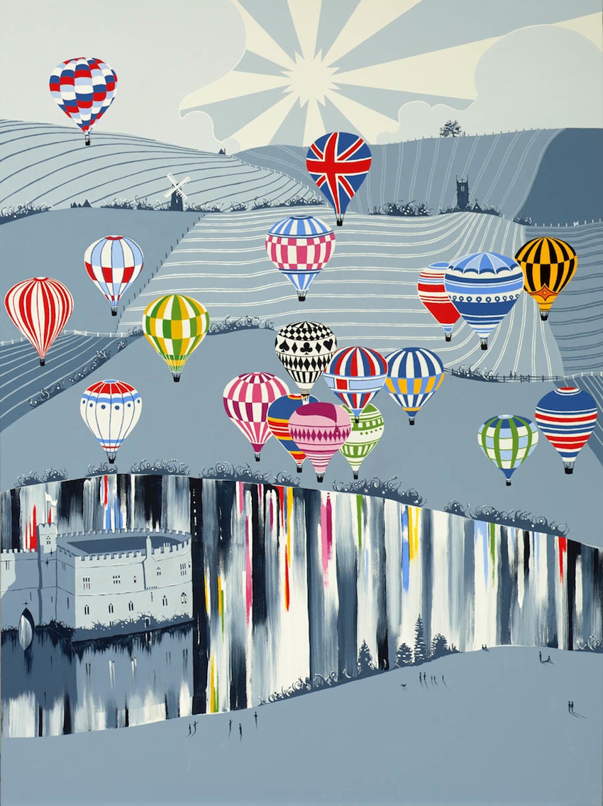 'Balloons over Leeds Castle'