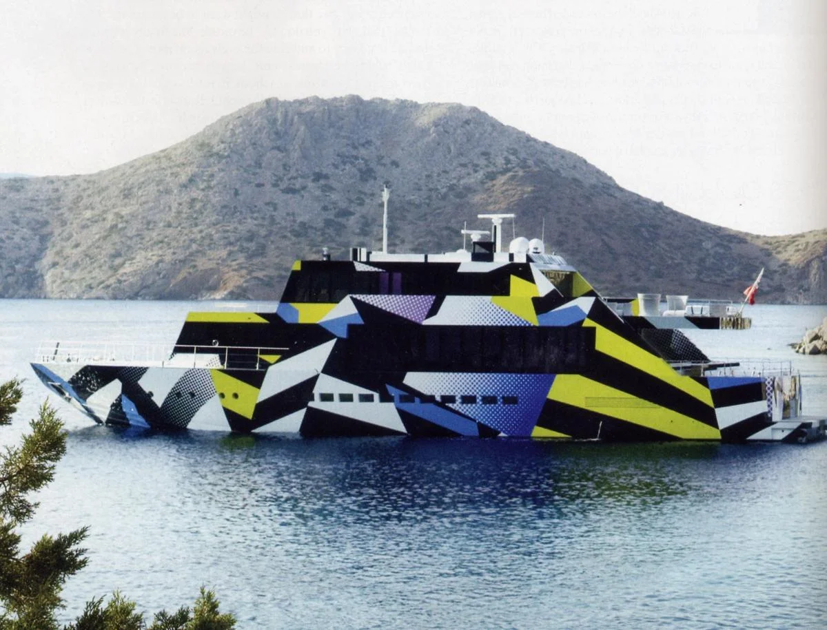 Guilty, lo yacht pop art (Ph. www.artribune.com ) 