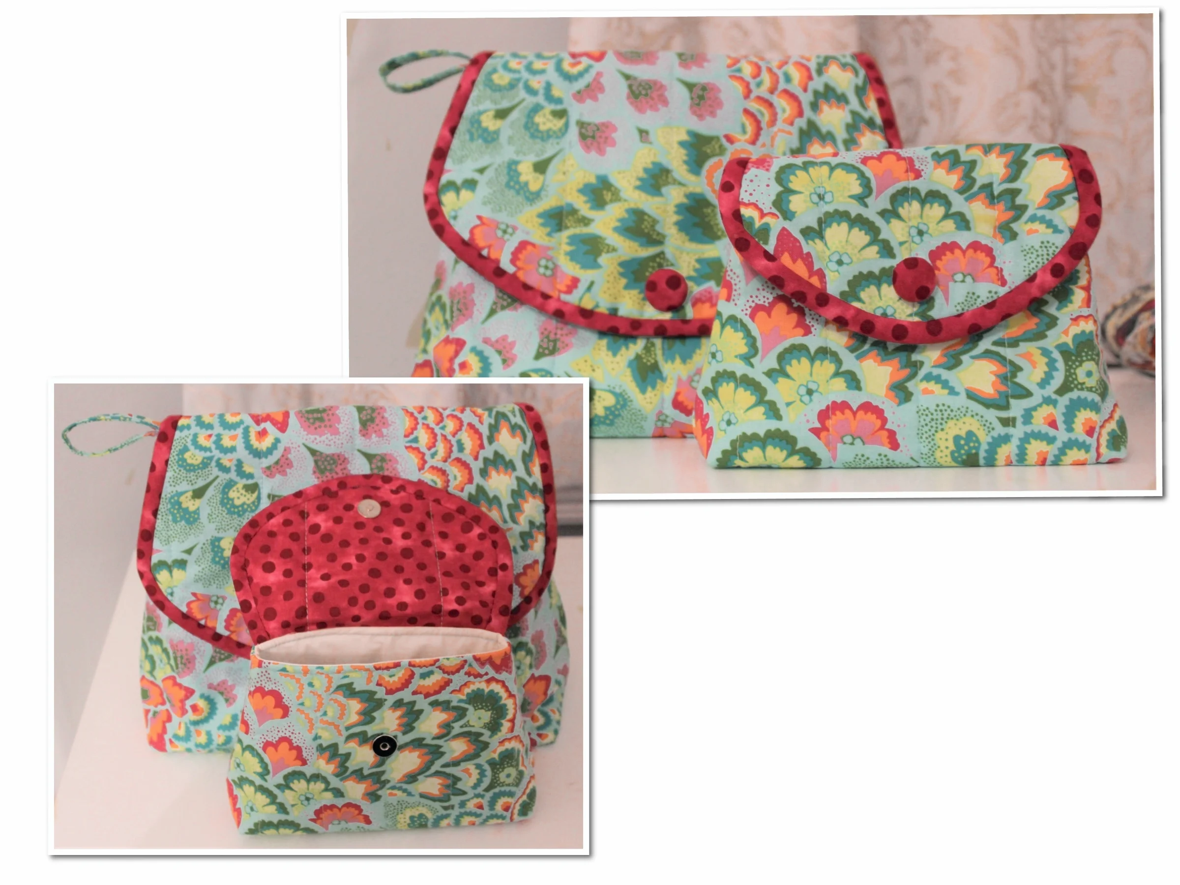 Wake Up and Make Up bags