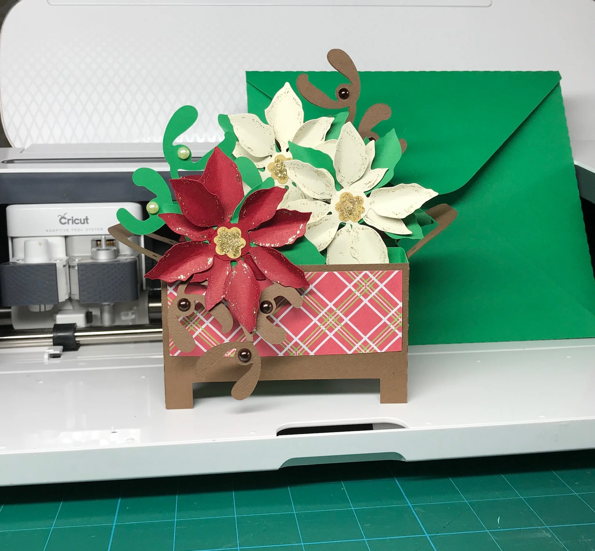 SVG Cuts Christmas Box Card