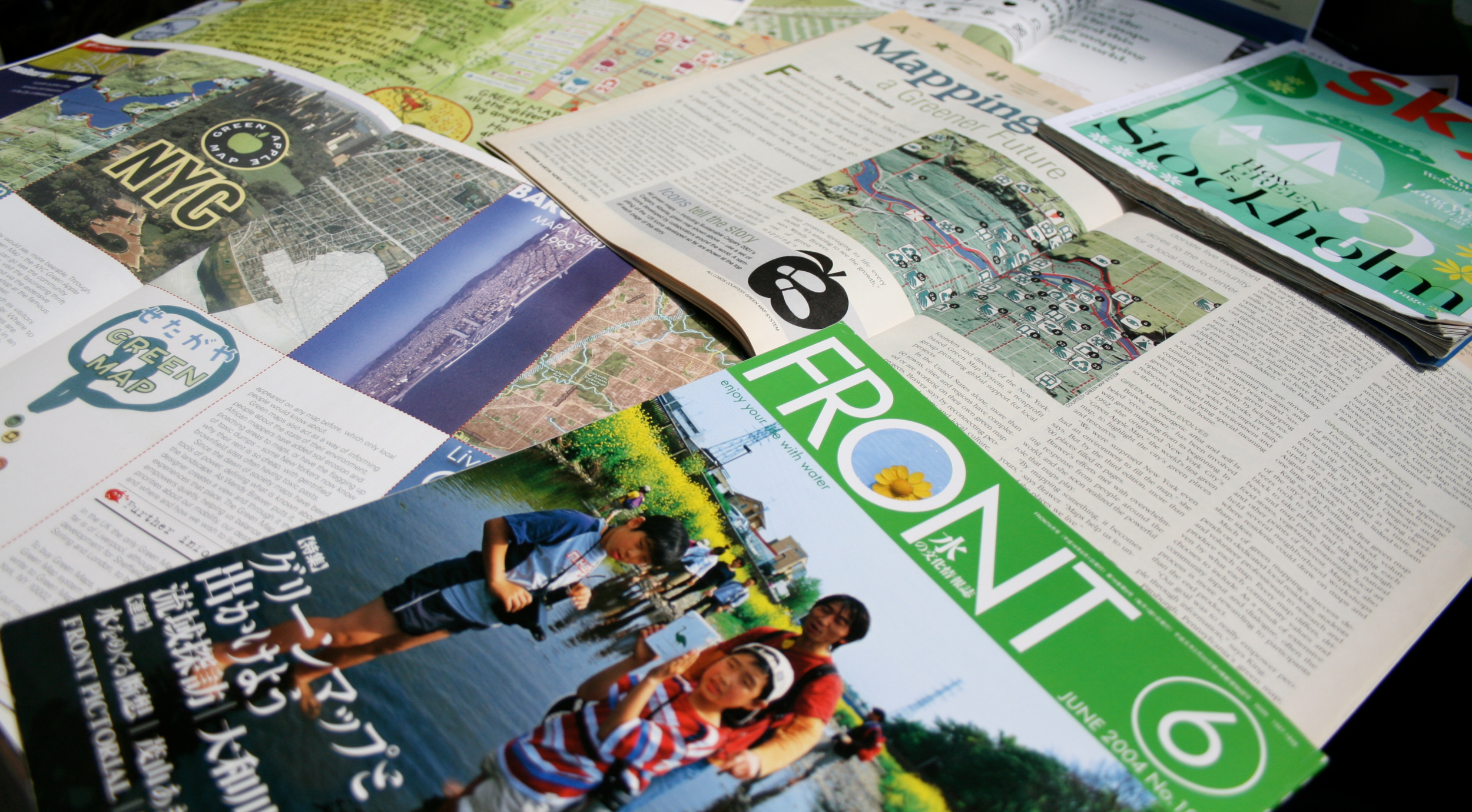 Green Map has appeared in magazines, books and other media around the world