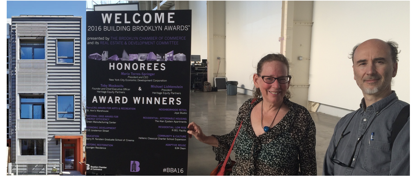 R-951 is NYC's first certified Net Zero and Passive House buildings, designed by Castrucci Architect, winner of four awards