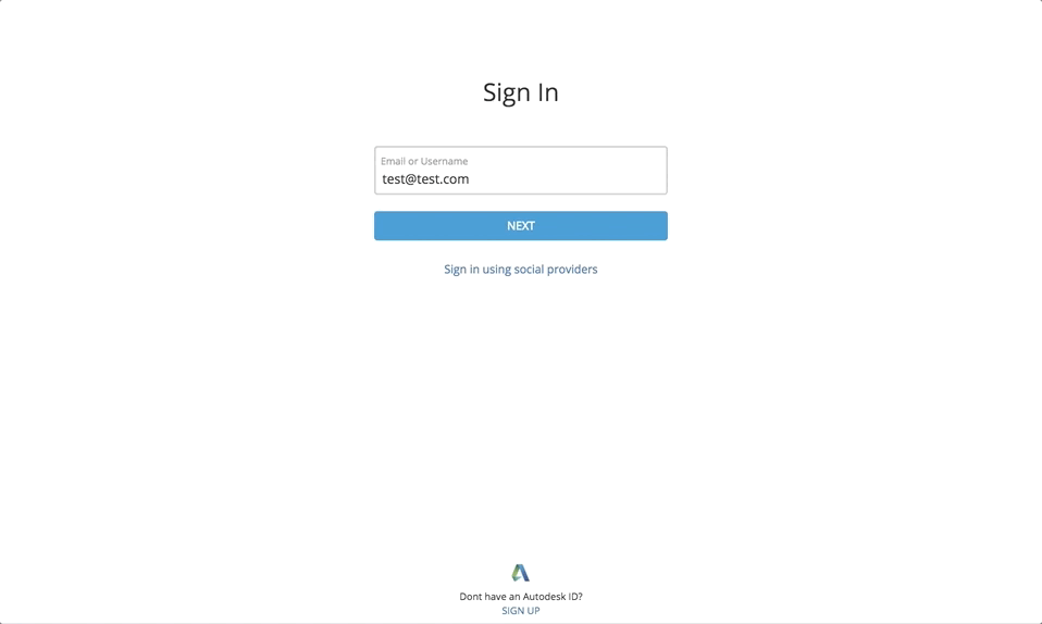 Animations to show continuity within the login system as a way of proceeding to the next step.