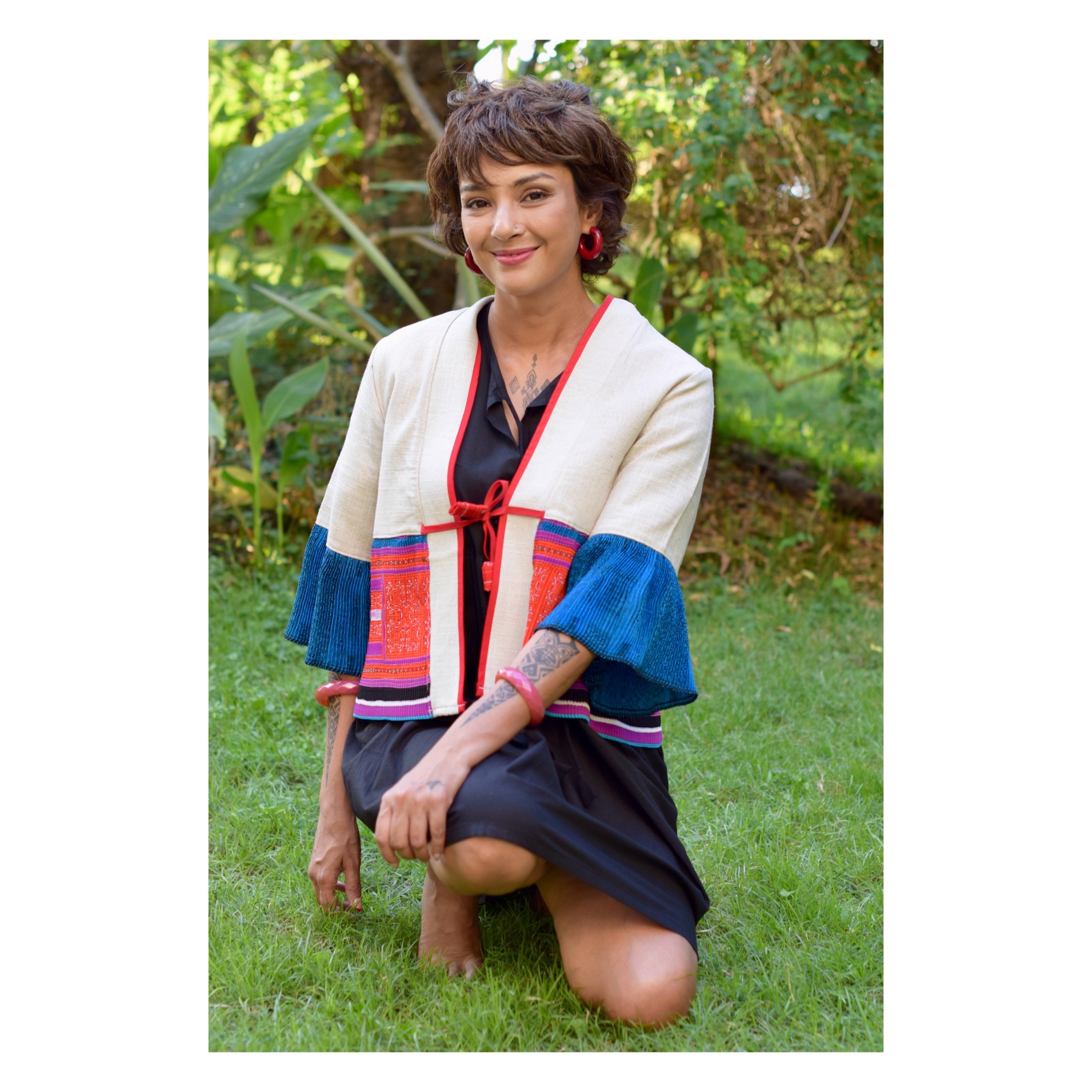 Cream Blue Red Hmong Jacket 1.JPG