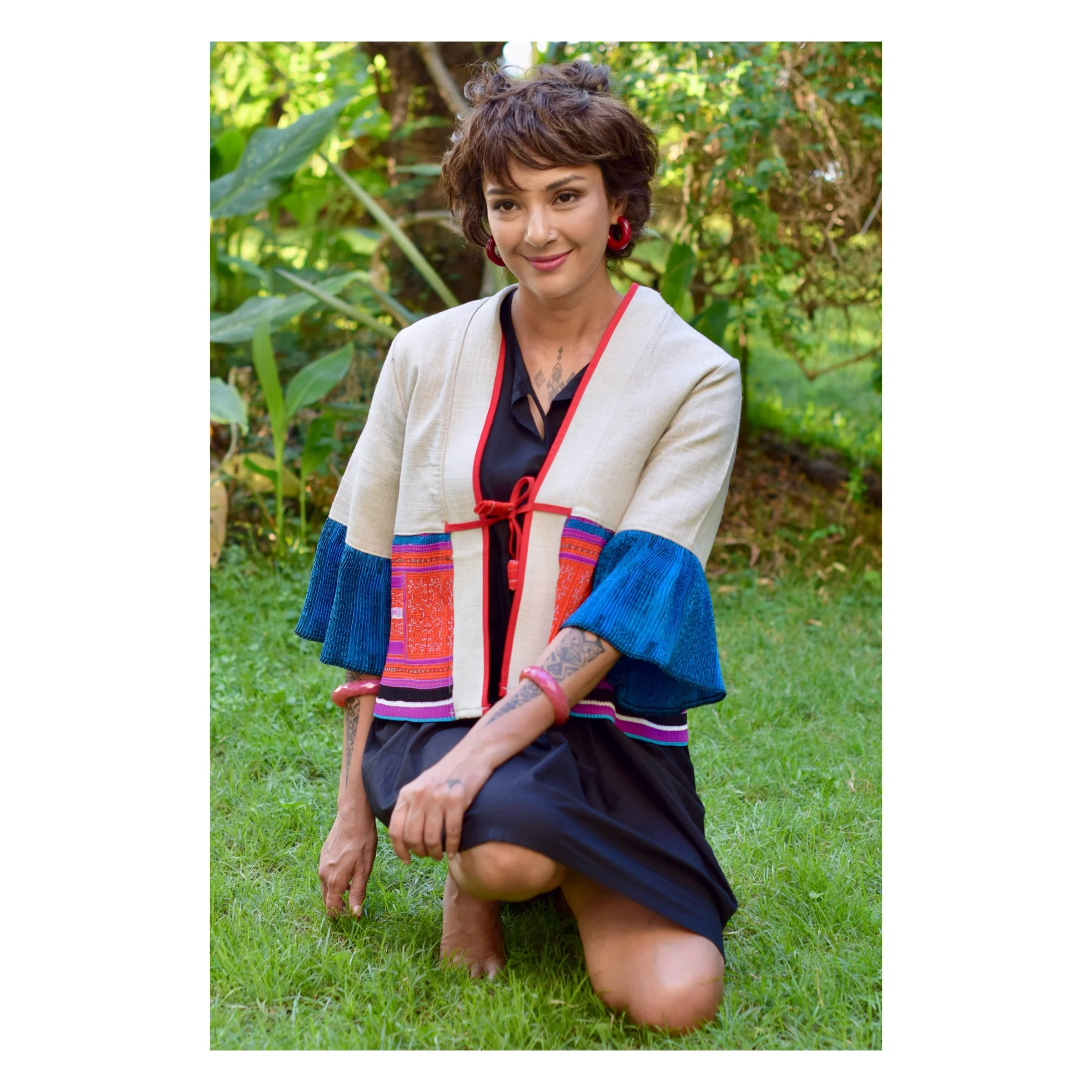 Cream Blue Red Hmong Jacket 2.JPG