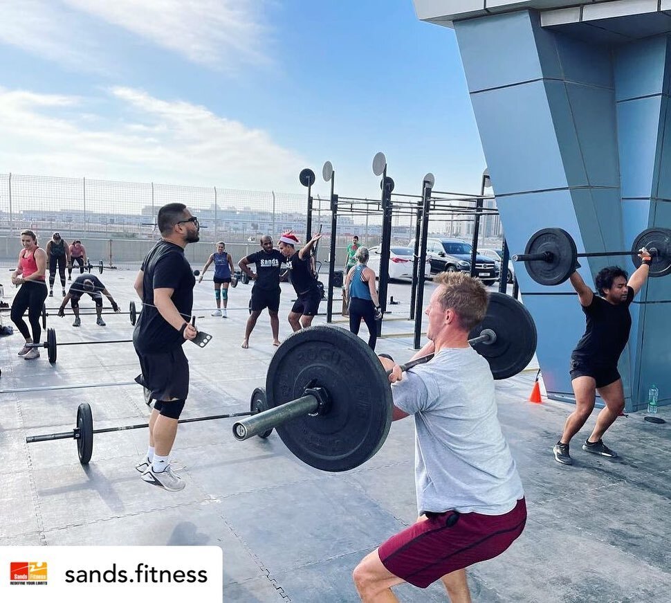 Posted @withregram &bull; @sands.fitness An amazing turnout and fun morning for our special 12 Days of Christmas WOD... next stop is the after-party at the @dxbfitnesschamp 🙌🏻

#dubaicrossfitchampionship #crossfitfam #sandsfitness #redefineyourlimi