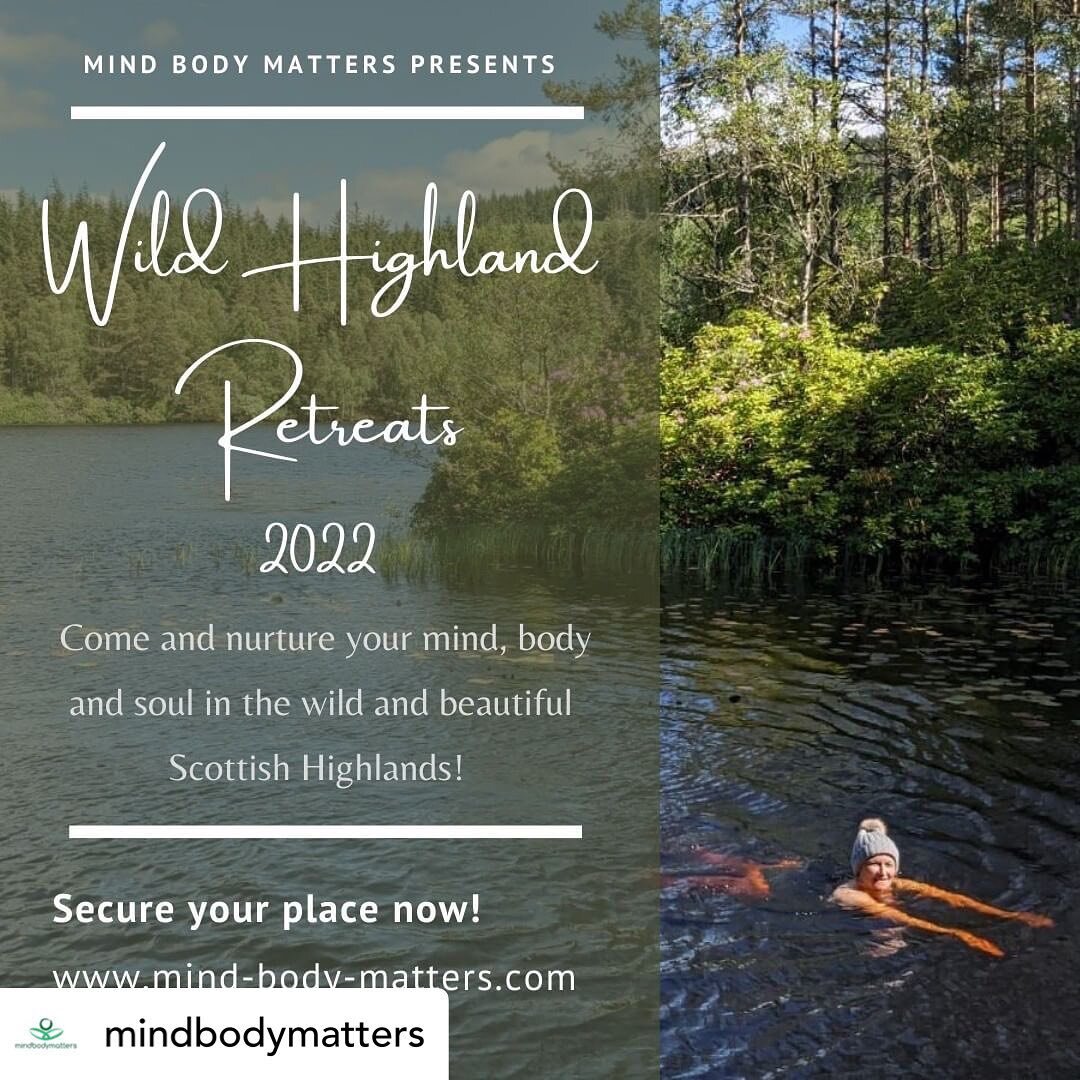 Posted @withregram &bull; @mindbodymatters I'm very excited to announce the dates for the Wild Highland Retreats 2022! 

Join us for a 4-day retreat in the stunning setting of the Scottish Highlands @farrestate ✨

Spring Retreat 18 - 21 March 2022 🌷