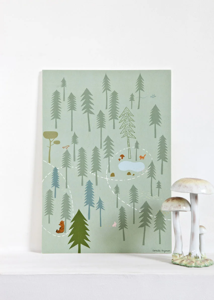 Affiche Sapins