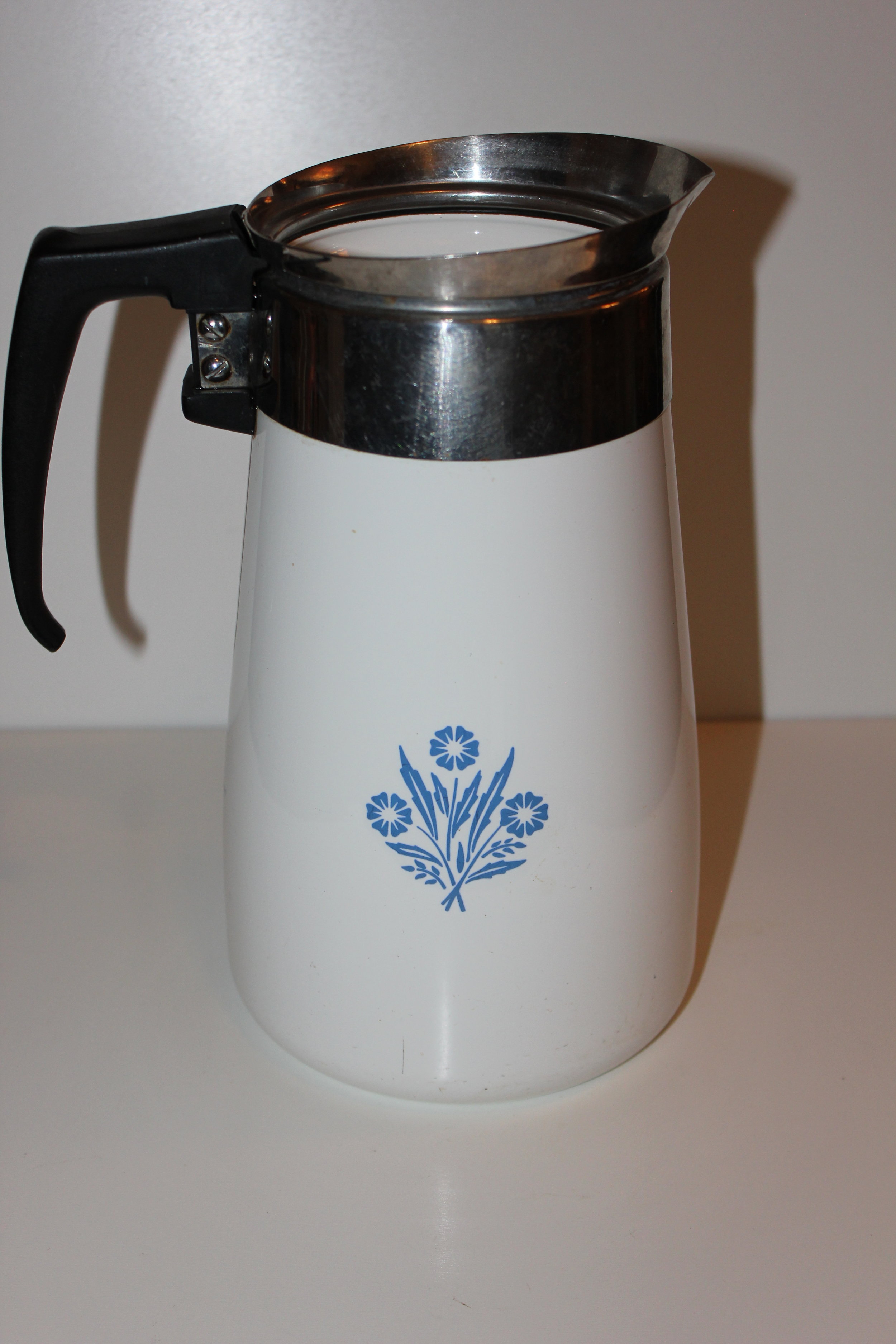 Corning Cornflower Blue 9-cup Coffee Pot 