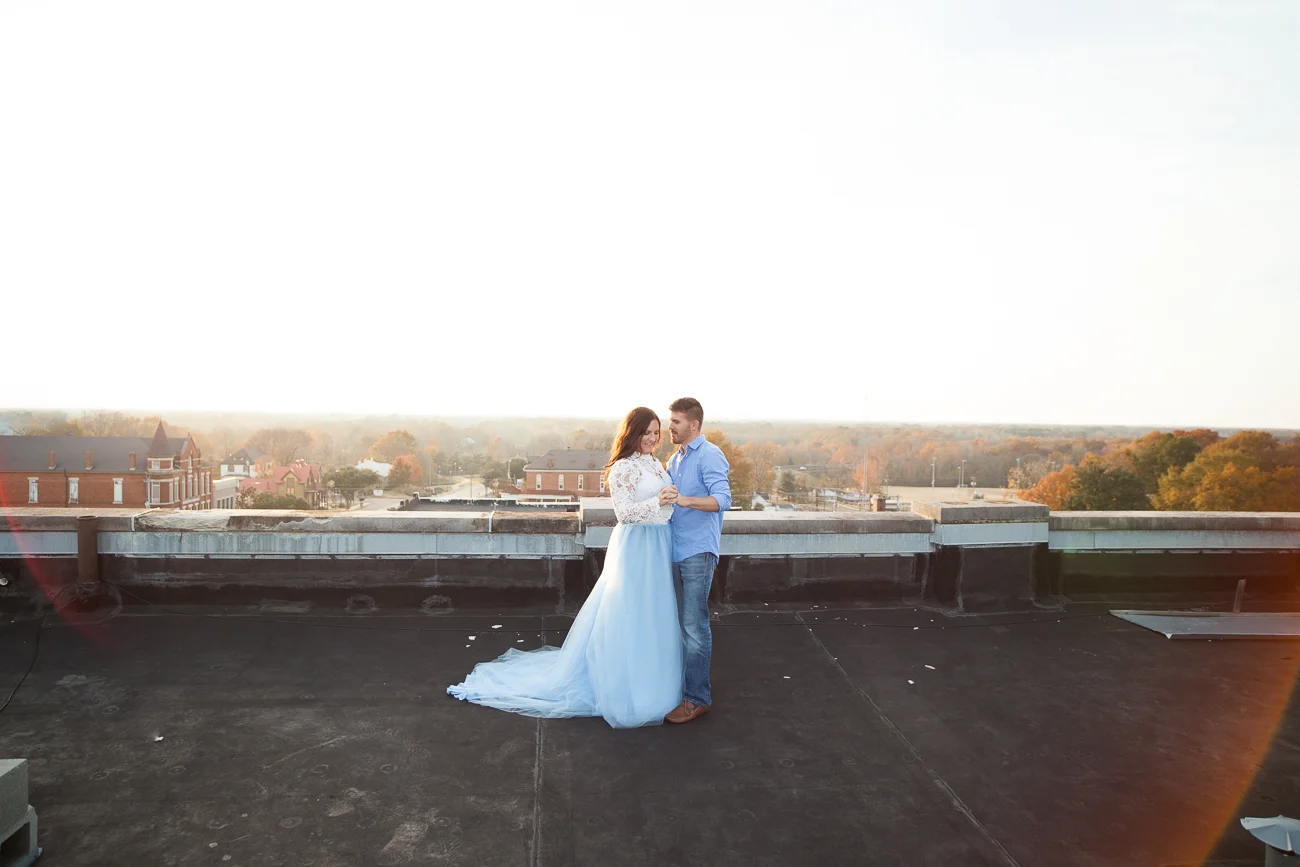Y'all, Columbus, Mississippi is gorgeous from on top of a downtown roof. I need my own rooftop!
