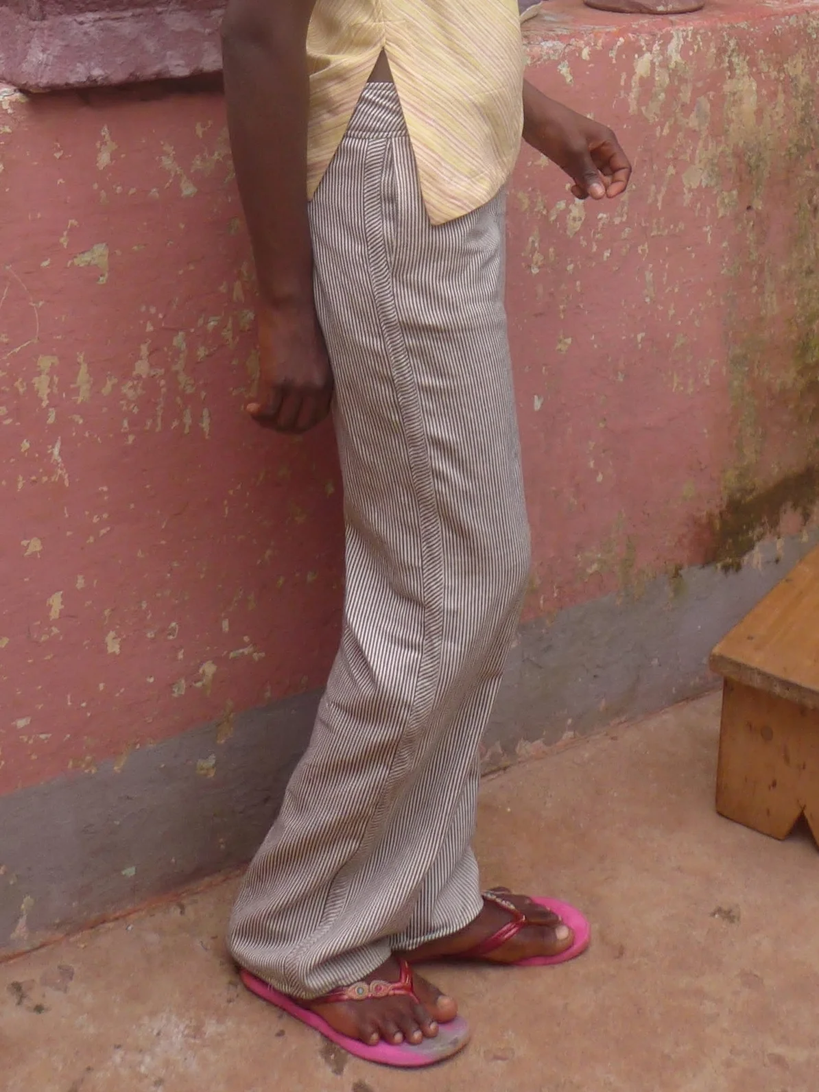 soldier stripe trousers