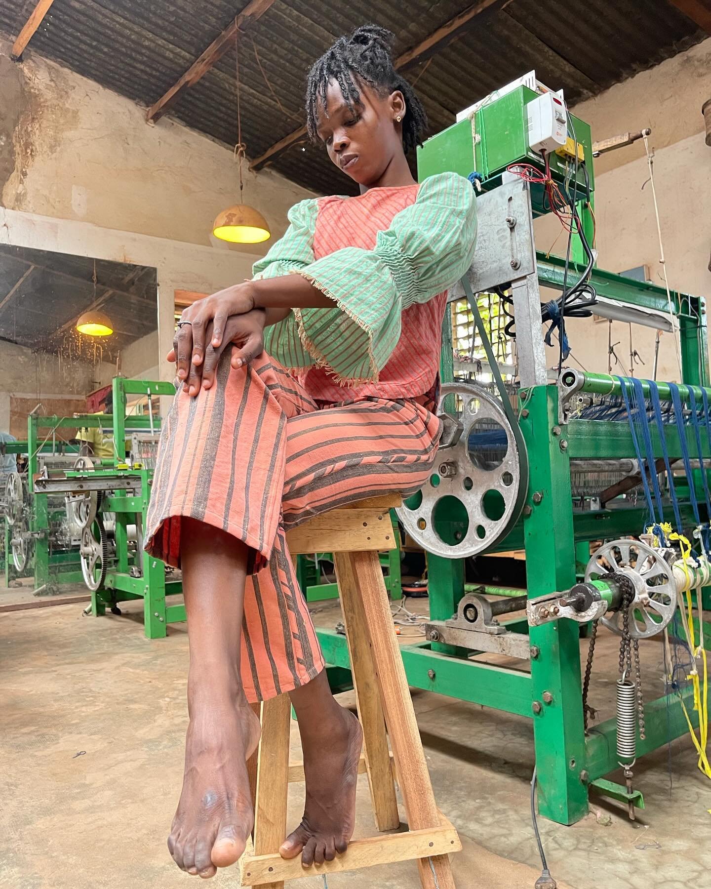 Clothes fresh off the loom!

#handloomedclothing #organiccottonclothing #fashionmadeinafrica #fieldtocloset #tradenotaid #smallbusinessafrica