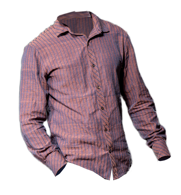 organic cotton sheer stripe copper navy.png