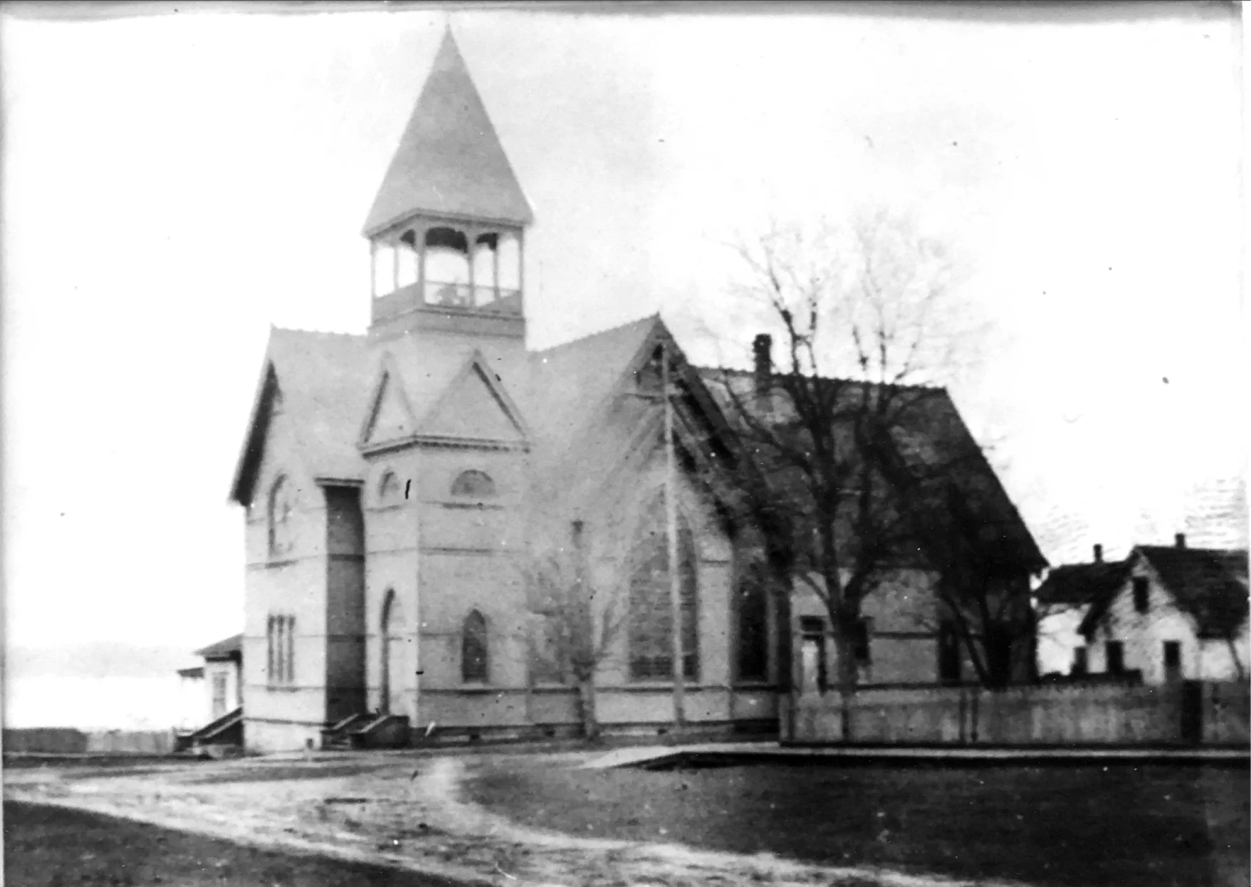 The new church building (ca. 1890)