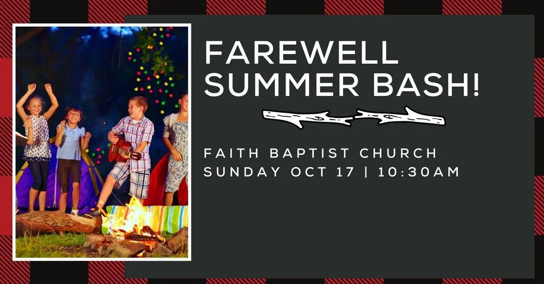 Farewell Summer Bash!