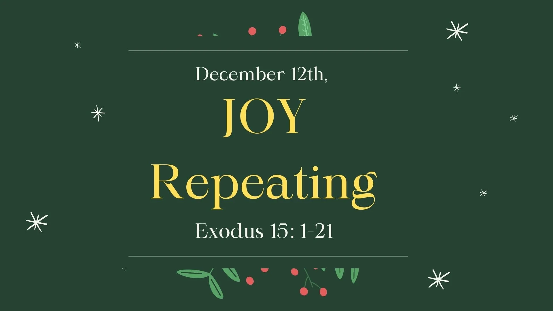 Joy Repeating