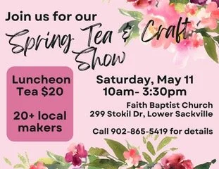 Spring Tea and Sale