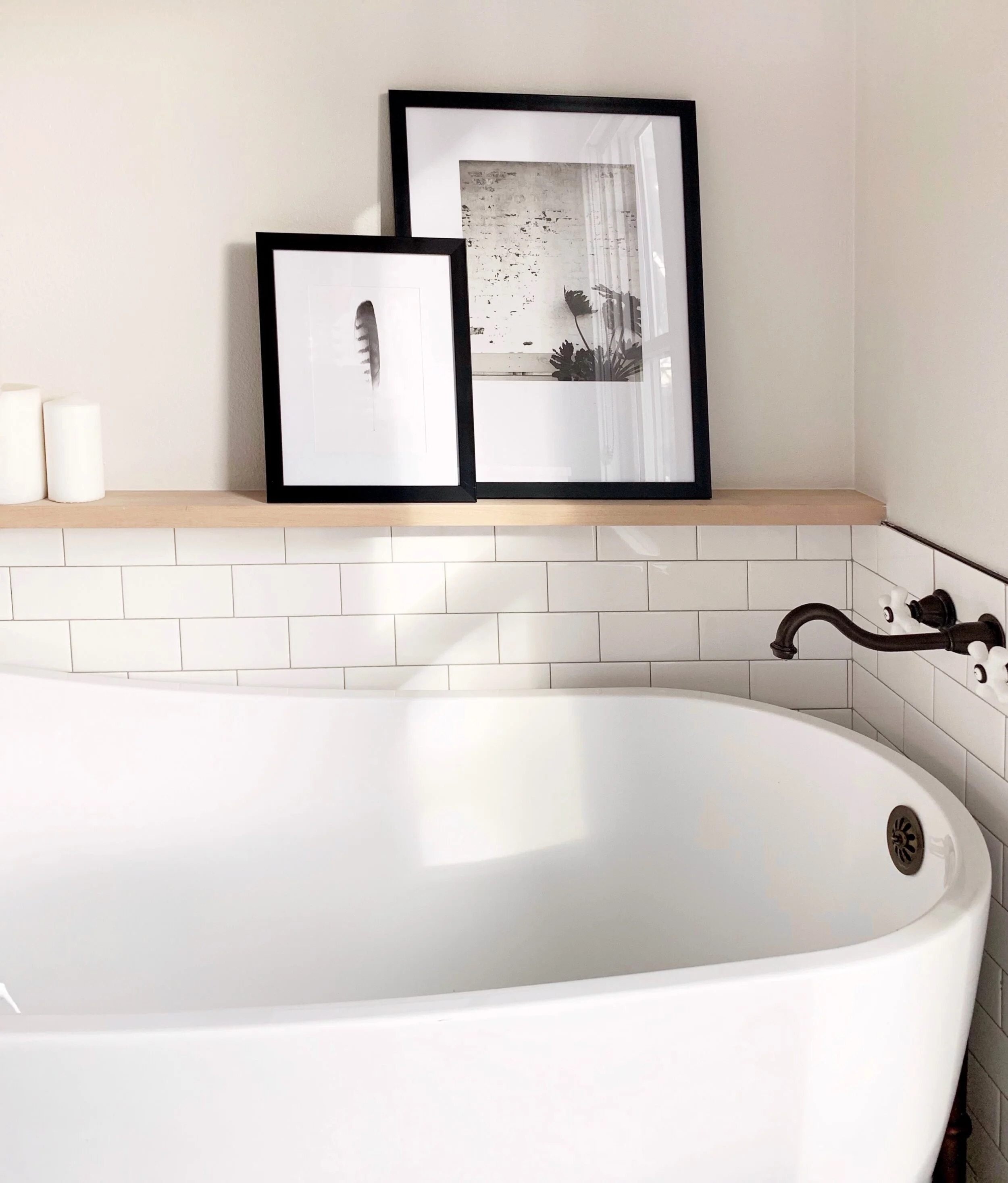 Master Bathroom Tub and Wood Shelf Detail.JPEG