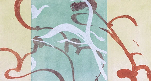 Wind, 2011 monotype plate size: 19.5 x 31 inches paper size: 19.5 x 35 inches $1950