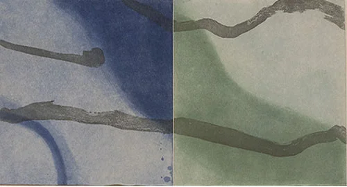 Depth of Sea, 2005 monotype 3/3 plate size 19.5 x 31 inches paper size 19.5 x 35 inches $1950