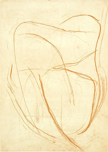 Ms Spring Child in Vermilion etching plate size: 20 x 16 inches paper size: 30 x 20 inches $1100