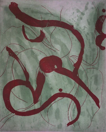 Splash, 2011 etching plate size: 8 x 10 inches paper: 15.5 x 22 inches $800