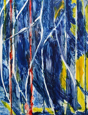 Millenium View Series #9 Monoprint, 2004 plate size 18 x 24 inches paper size 22 x 30 inches $1700