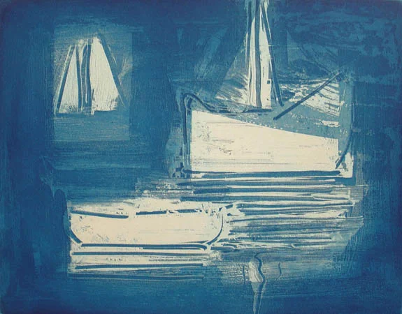 Blue Waltz #1, 2001 etching plate size: 15.75 x 19.75 inches paper size: 22.75 x 29.75 inches $2600