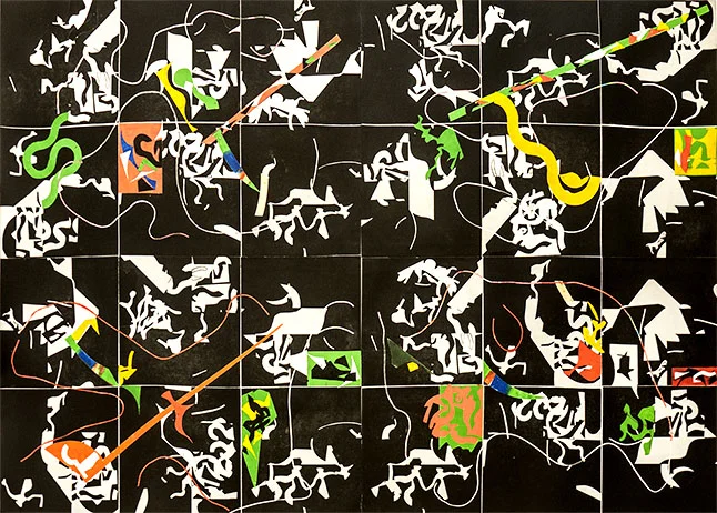 Remaining in Harmony, 2015 monotype plate: 35.5 x 50.5 inches paper: 40 x 56.5 inches $4,500