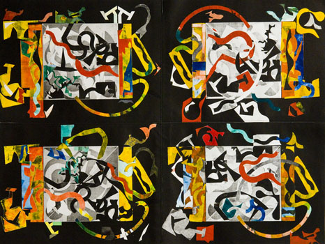 Gnashed Fury, 2008 Monoprint plate: 37.5 x 49.5 inches paper: 37.5 x 49.5 inches $3750