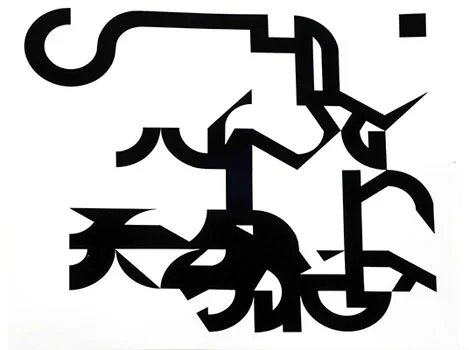 Poems 2, 1995 silkscreen paper: 22 x 24 inches $450