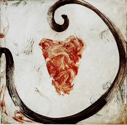 Cria 24, 2002 monotype plate size 20 x 18 inches paper size 30 x 22 inches $1700