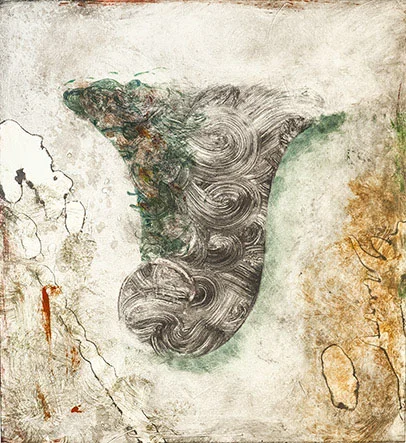 Siren VIII, 2001 monotype plate size 20 x 18 inches paper size 30 x 22 inches $1700