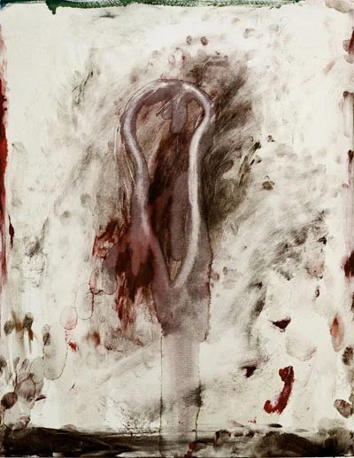 Untitled 4 monotype plate size 23 x 17 inches paper size 34 x 27 inches $1800