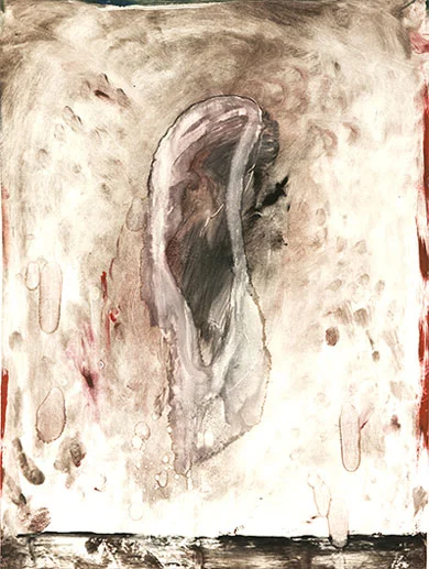 Untitled 6 monotype plate size 23 x 17 inches paper size 34 x 27 inches $1800