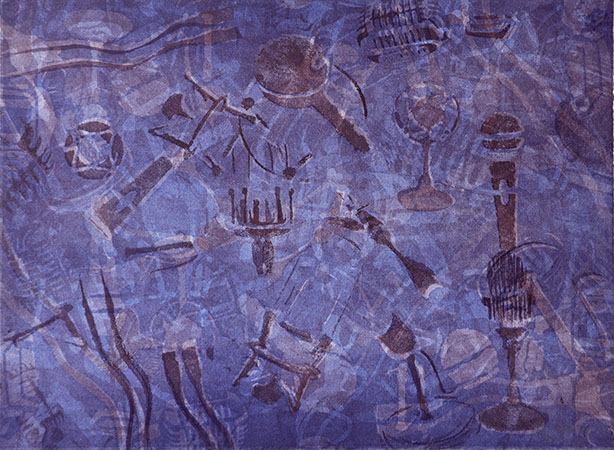 Untitled 2 Etching, 2002 plate size 17 x 22 inches paper size 17 x 22 inches $960