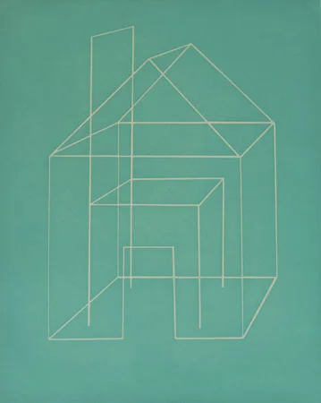 Open House II, 2007 monotype plate size 22 x 17.5 inches paper size 30 x 22 inches $2200