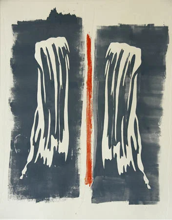 Blink 1 #19, 2007 monotype plate size 18 x 22 inches paper size 22 x 30 inches $2200