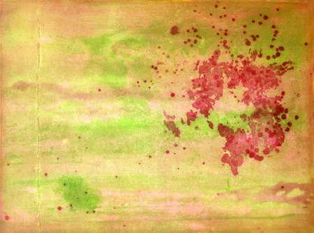   After a Long Eclipse  Spitbite, aquatint, sugar lift white ground, 2003 plate size 18 x 24 inches paper size 22 x 30 inches $1125   Inquire   