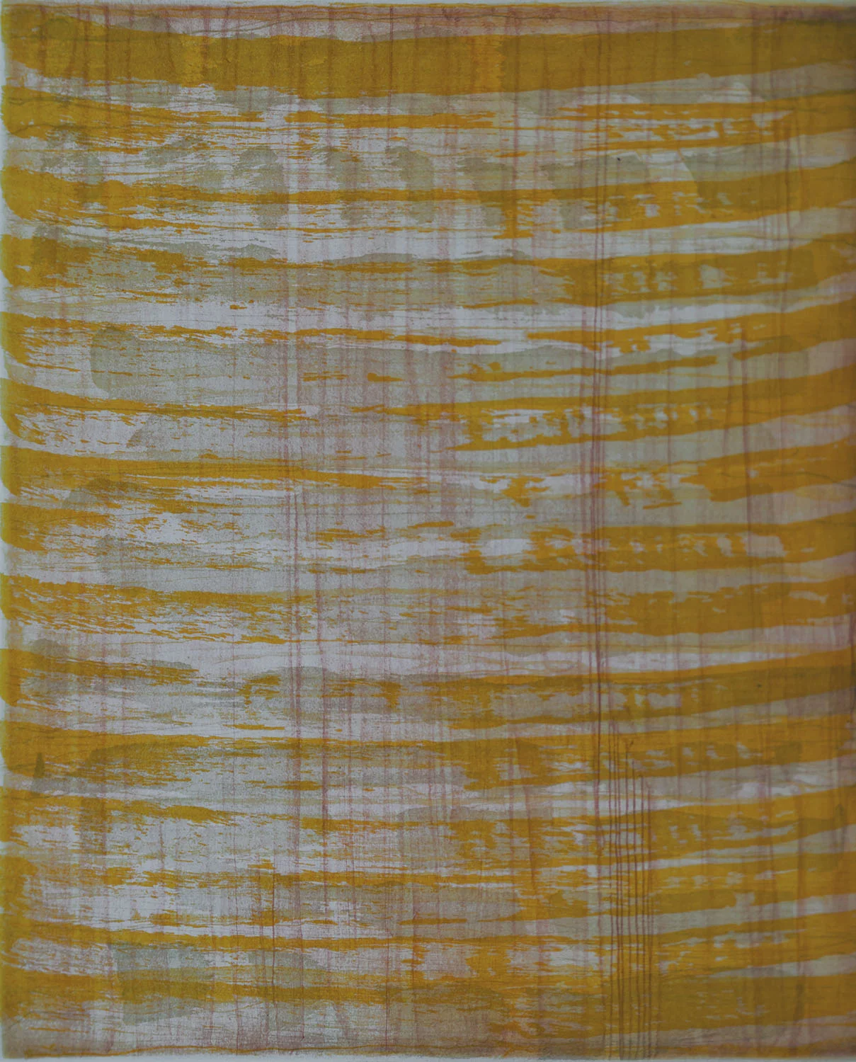 October #17, 2017 monotype plate size 13.5 x 11. 75 inches paper size 25.75 x 19.75 inches $1450