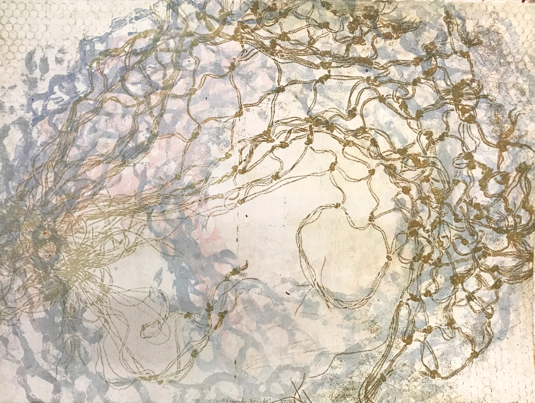 LIQUID SOUND 27, Monotype, 22 x 30 inches. 2018. $1,900