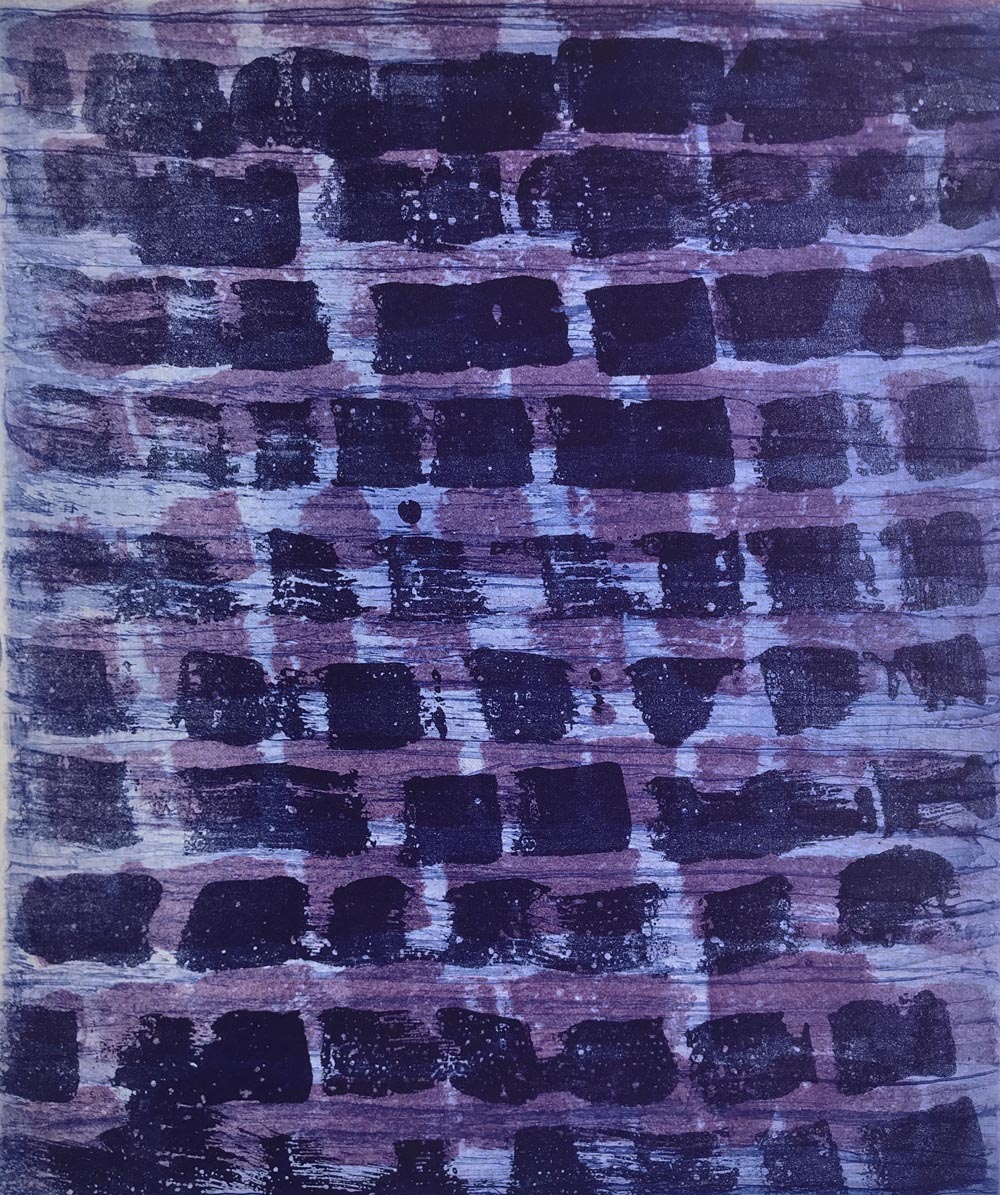Rubato #20, 2019 Monotype plate size 13.5 x 11. 75 inches paper size 25.75 x 19.75 inches $1450