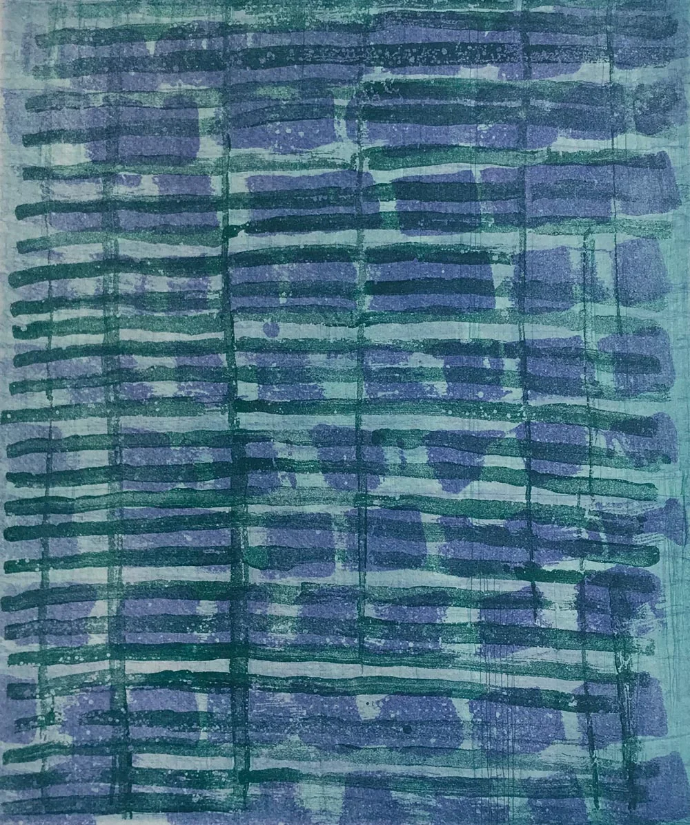 Rubato #23, 2019 Monotype plate size 13.5 x 11. 75 inches paper size 25.75 x 19.75 inches $1450