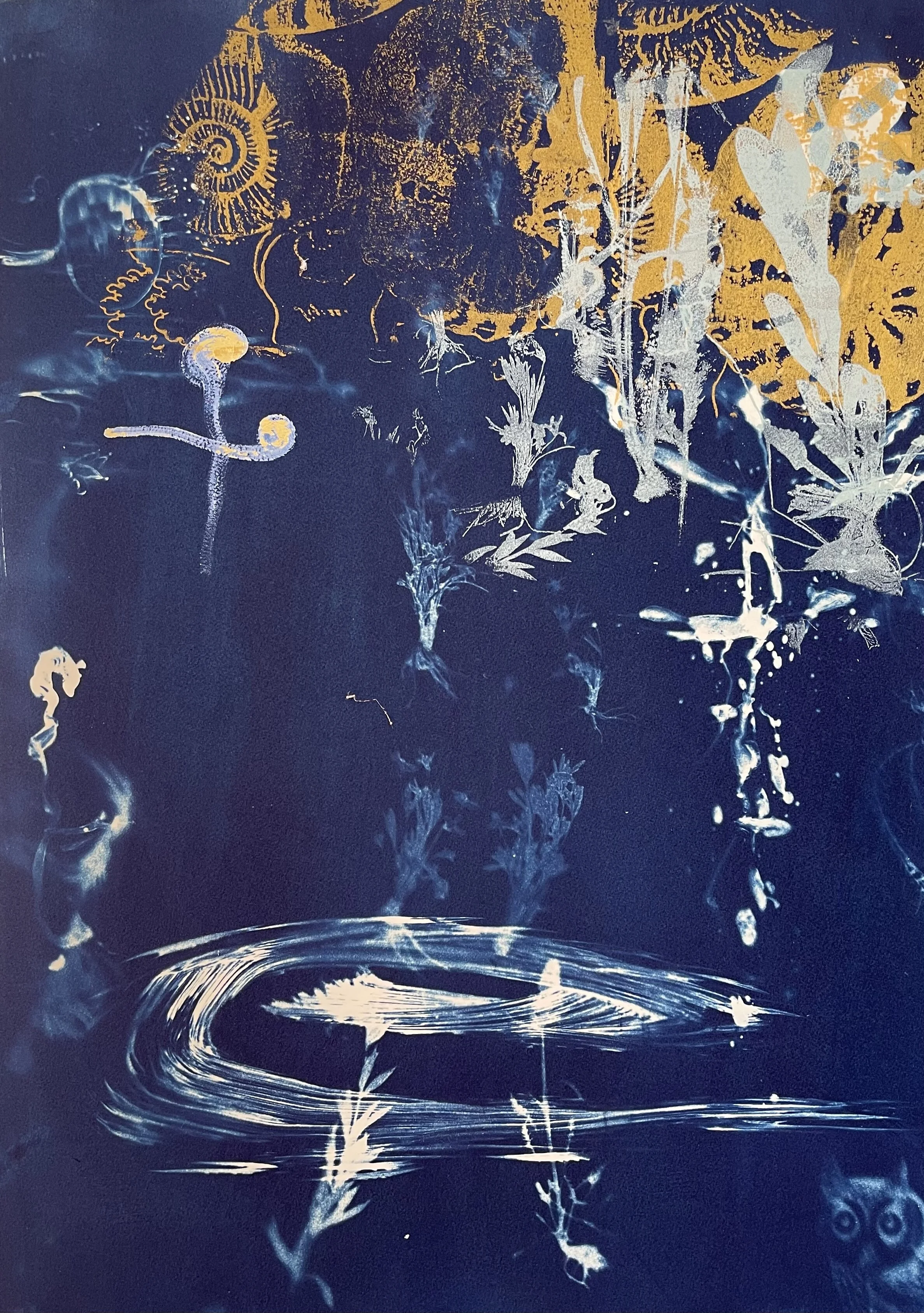  Heirs to the Sea 25. Monoprint. 30 x 22”. $2000   Inquire   