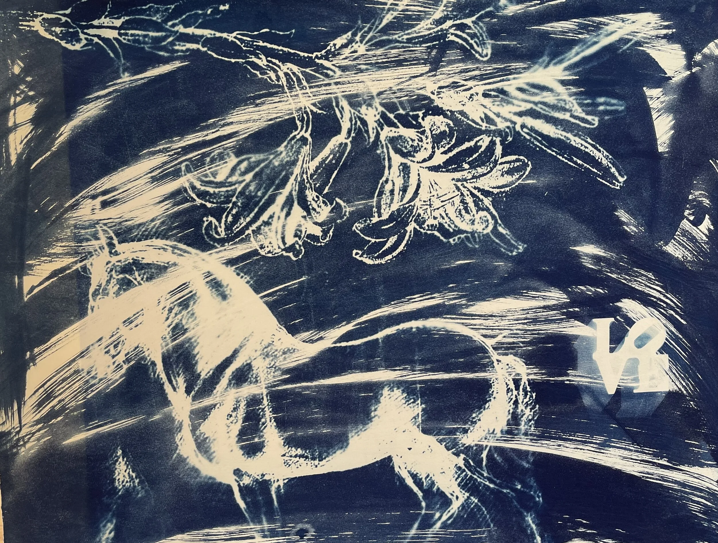  Heirs to the Sea 22. Monoprint. 22 x 30” $2000   Inquire   