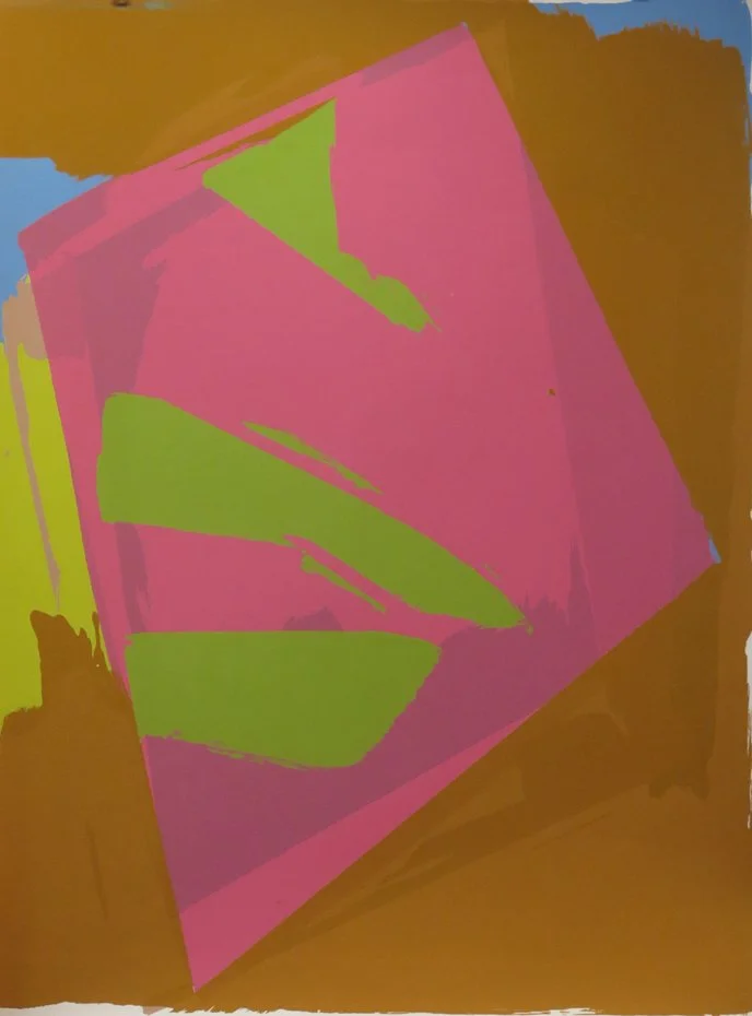 Tug Hill.. 42.5× 29.5. Silkscreen on paper. $1900